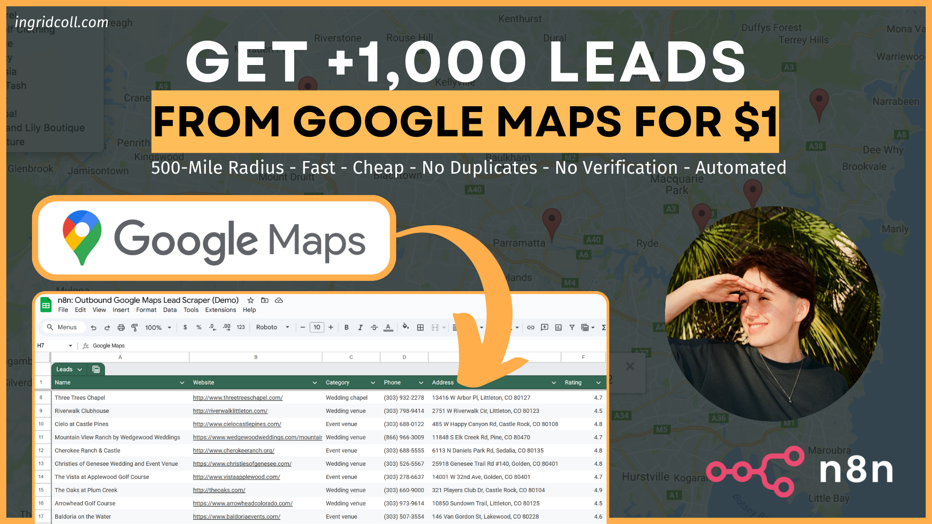 Outbound Google Maps Lead Scraper (Demo)